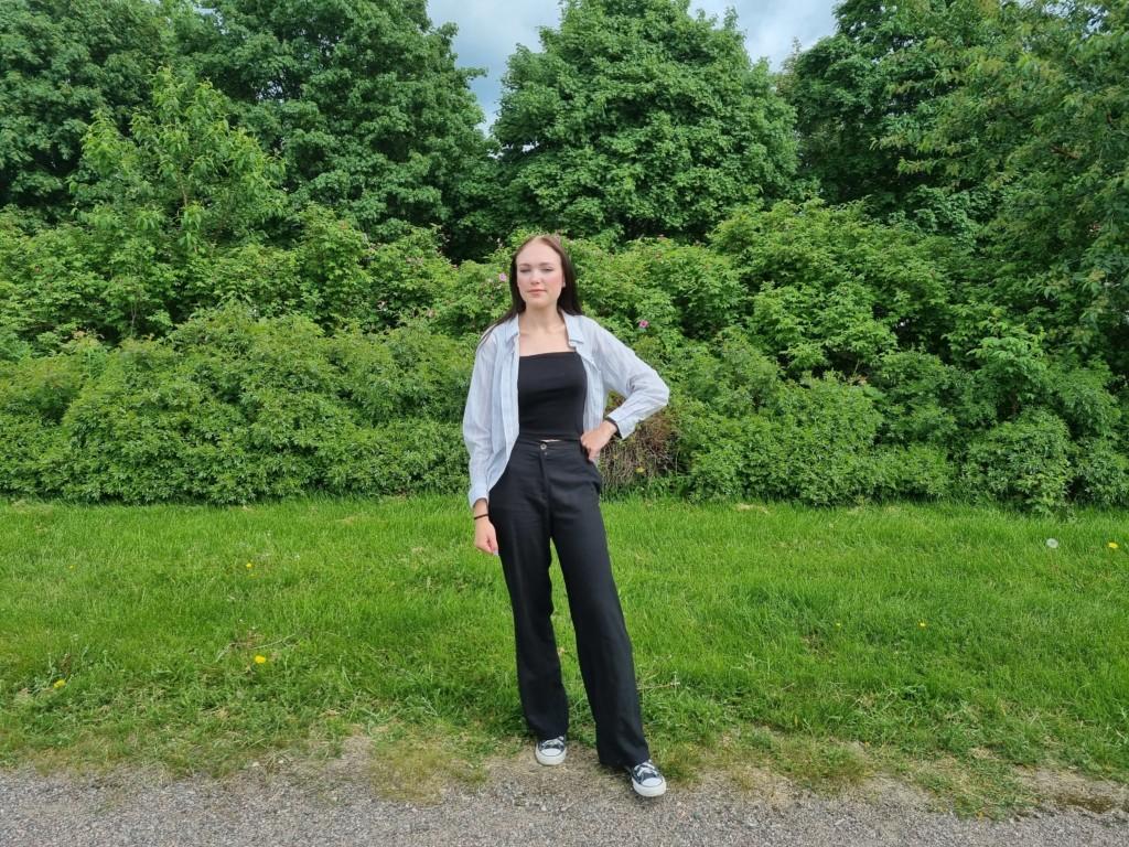 Sommarjobbare, Janette på städenheten.