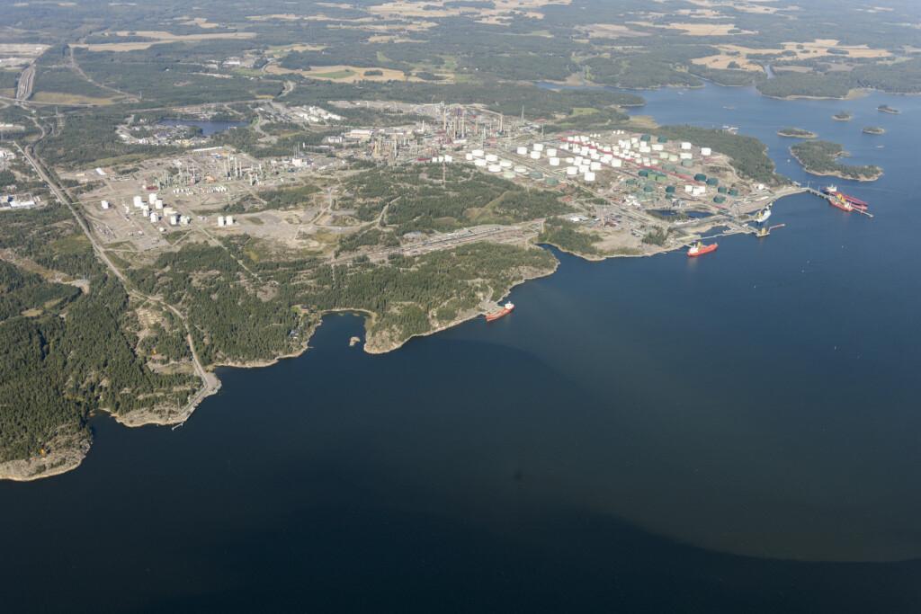 Ilmakuva Kilpilahden alueelta vuodelta 2014.