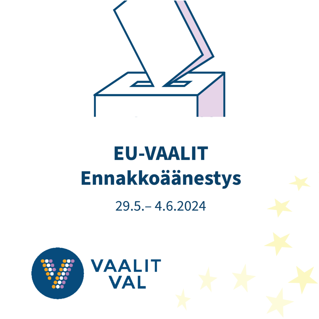 EU-vaalit, ennakkoäänestys 29.5.-4.6.2024.