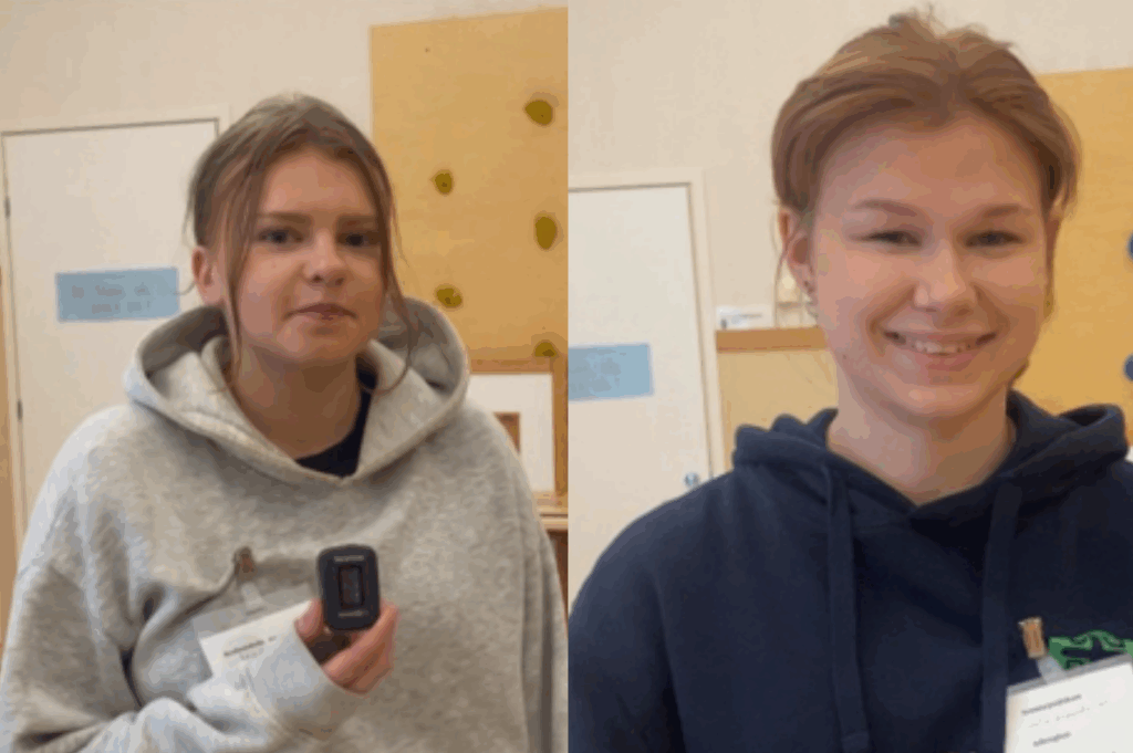 Kesätyöntekijät päiväkodissa.