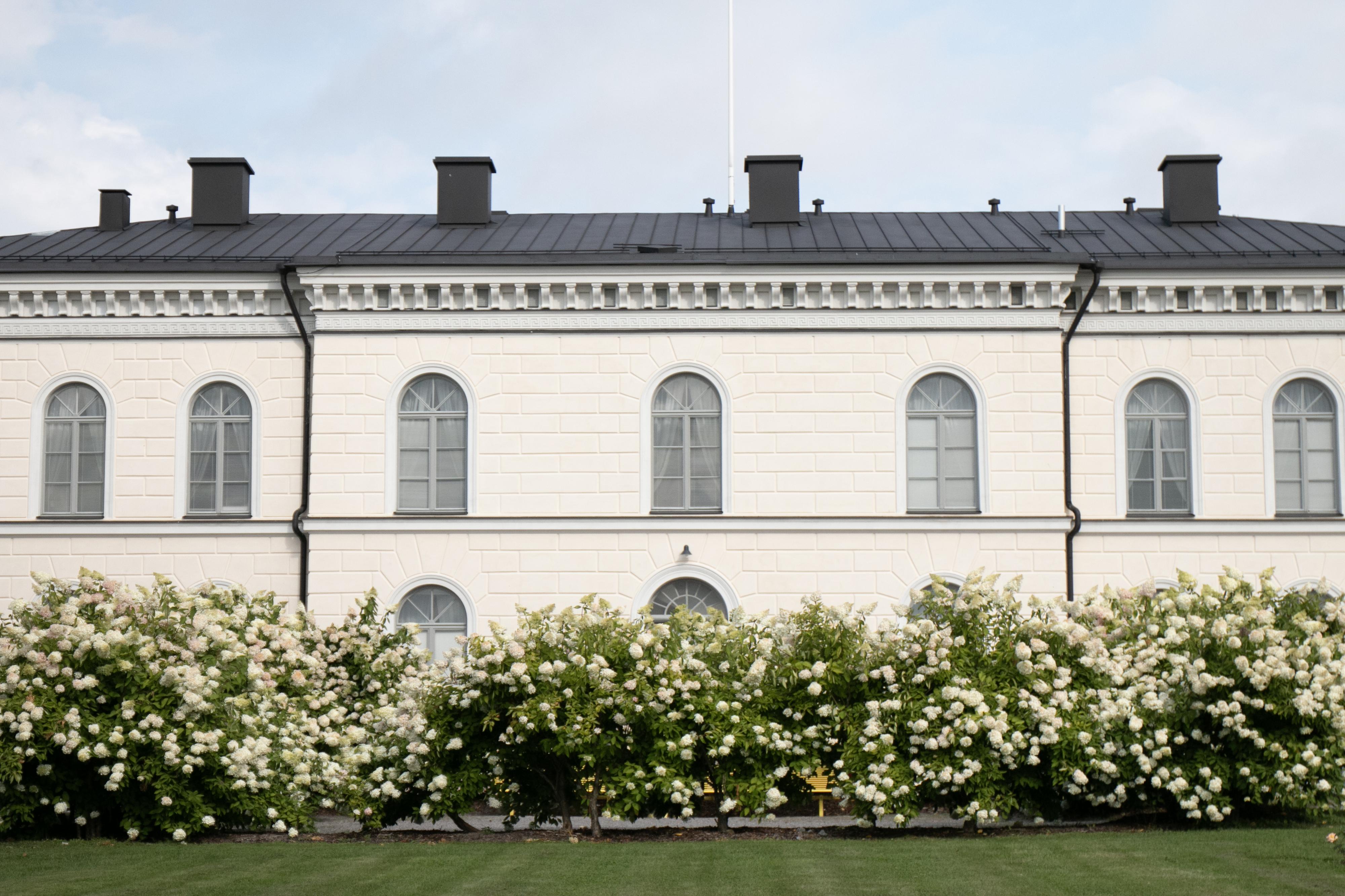 Borgå Gymnasiums fasadbild.