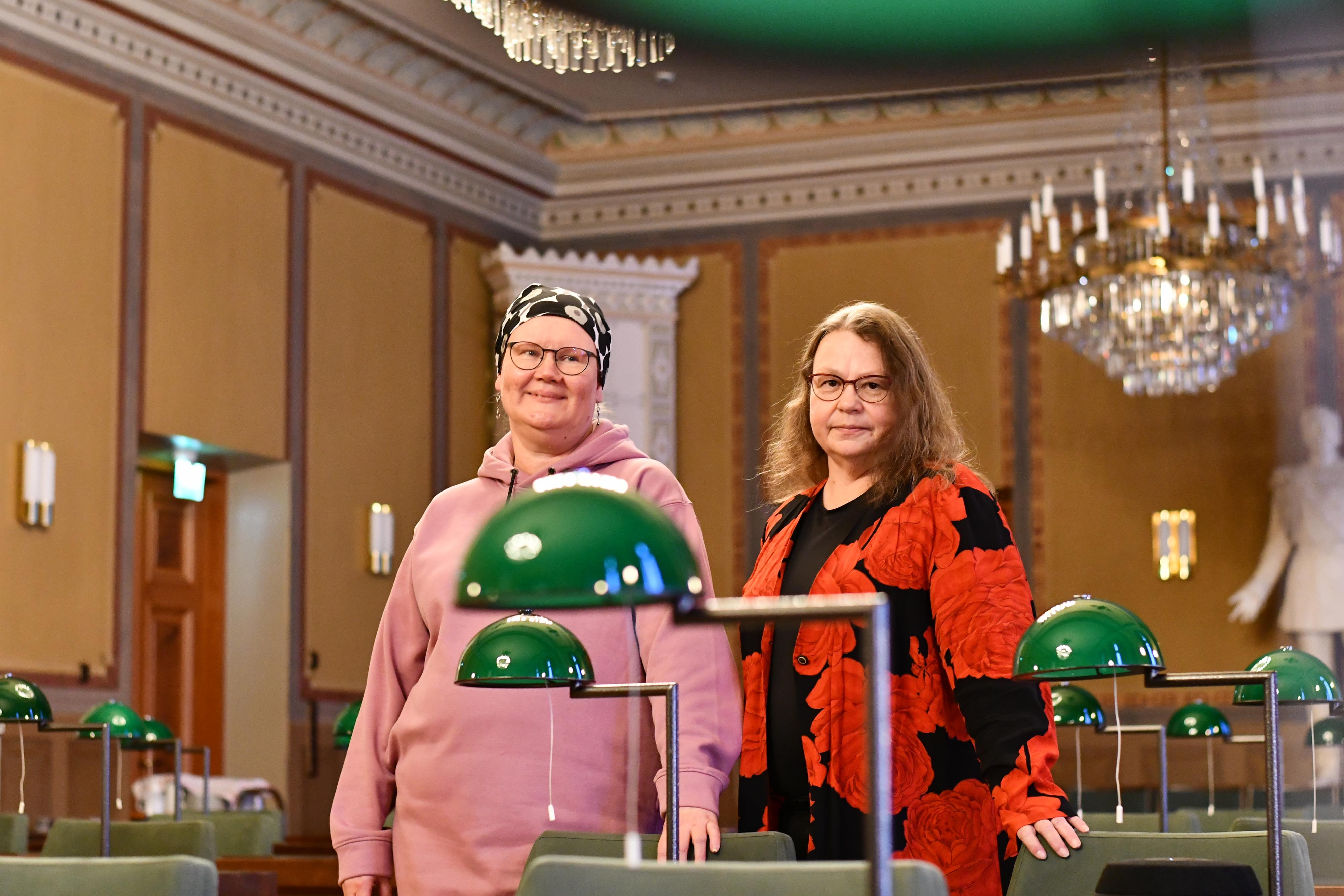 Tarja Juvonen och Marja-Leena Virta