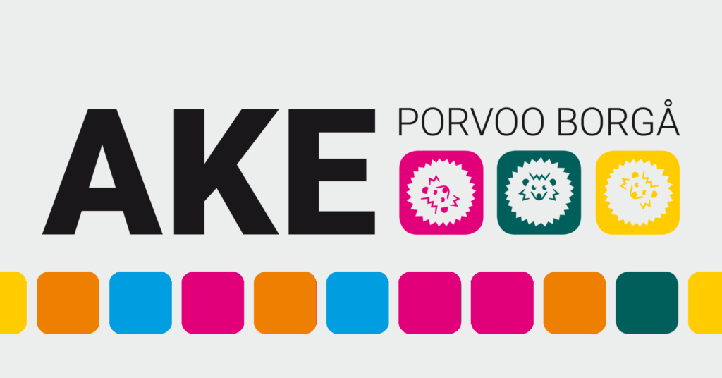 AKE Porvoon logo.