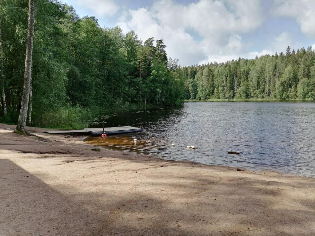 Venjärven uimaranta.