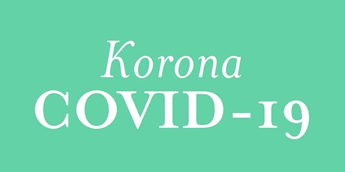 Kuvateksti Korona Covid-19.