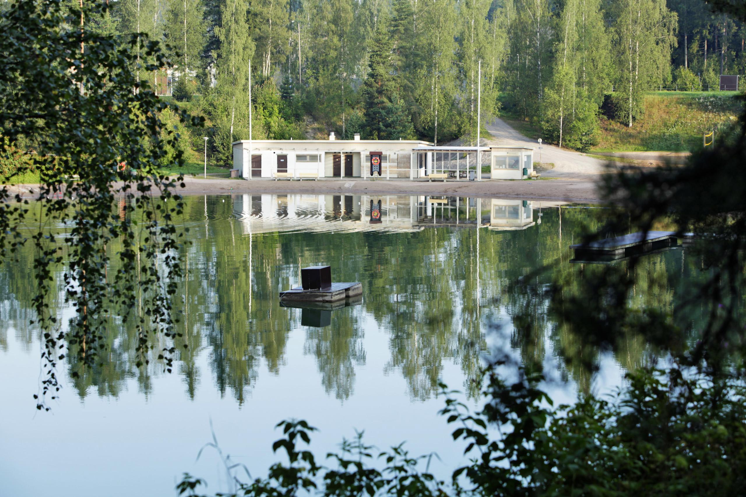 Kokonniemen maauimala. Kokon badstrand.