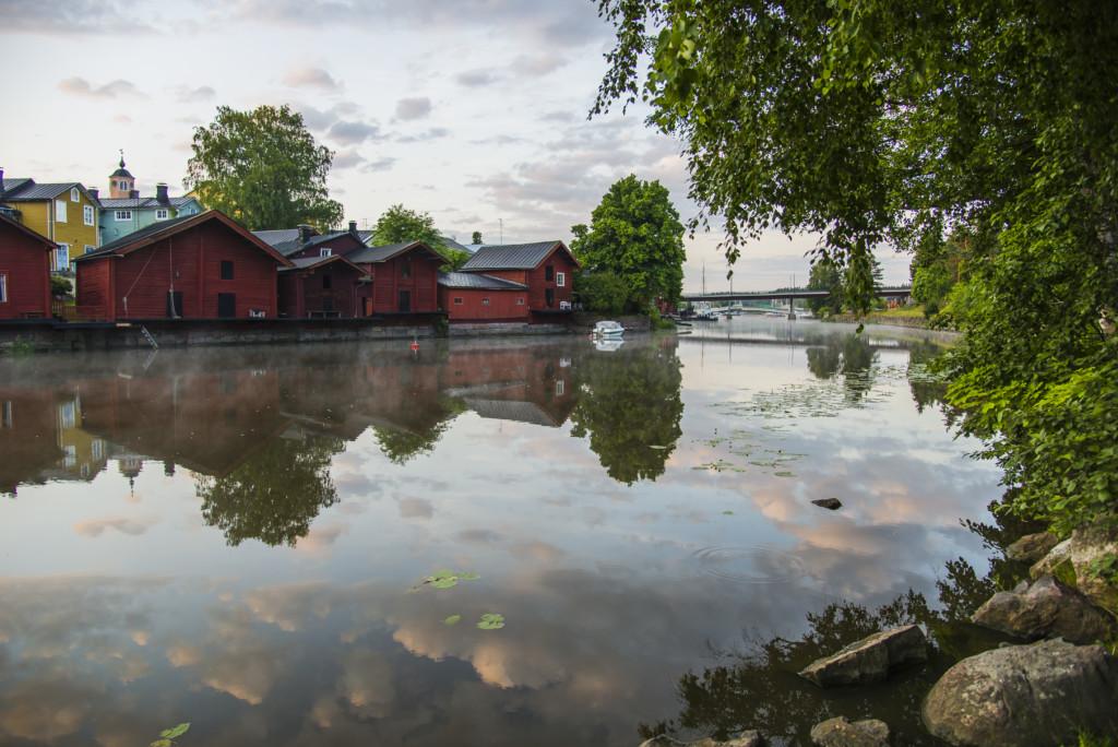 Kesäinen kuva Porvoosta.