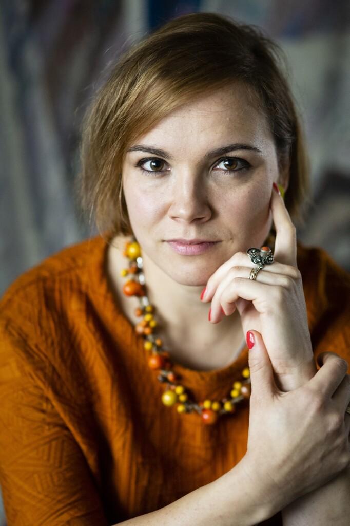 Kirjailija Anna Soudakova.
