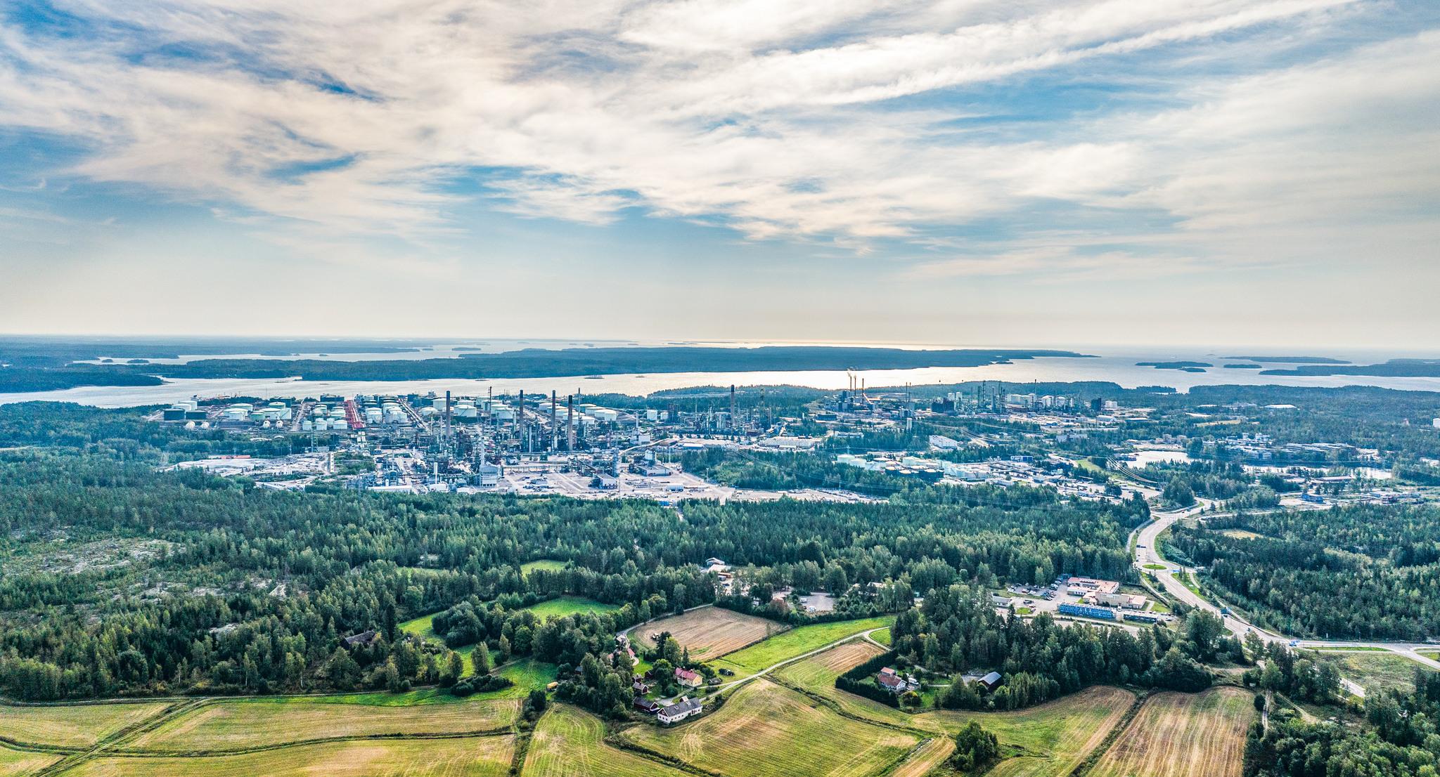 Ilmakuva Kilpilahdesta