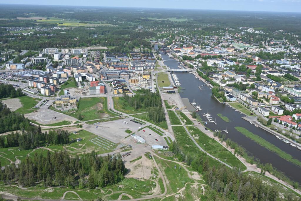 Ilmakuva Länsiranta.