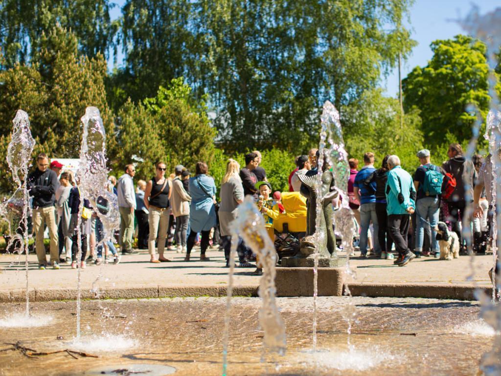 Event in Porvoo on a summer day