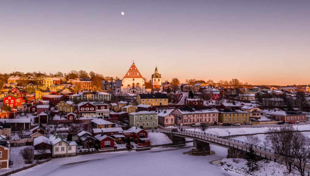 Borgå vinter bild