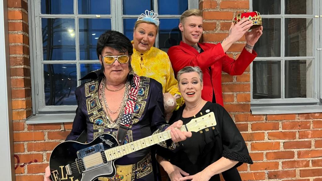 ”Elvis Presley” – Juha Laitila, ”Kismet Kymäläinen” – Satu Laitila, ”Edith Piaf” – Päivi Mäkinen ja Tangokuningas 2015 Aki Samuli