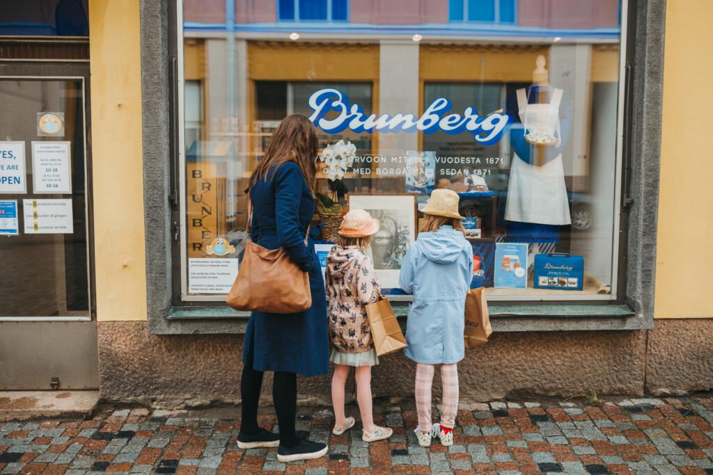 Brunberg Chocolate Shop in Old Porvoo