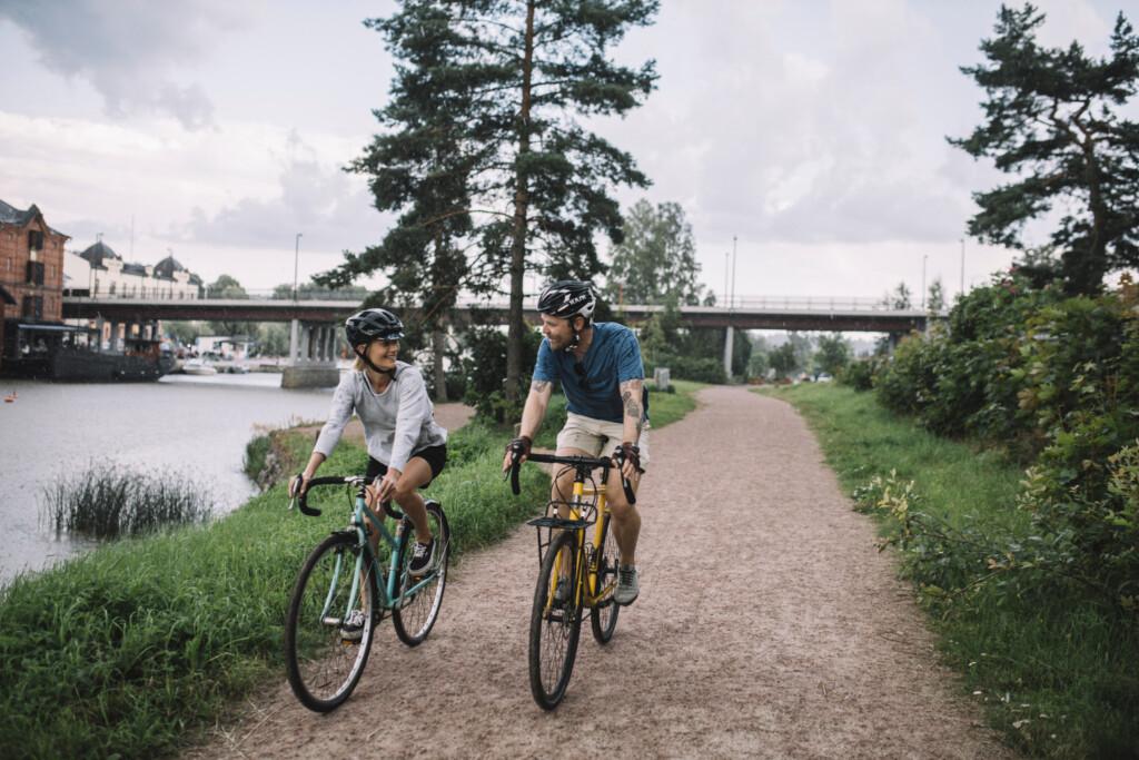 Biking in Porvoo is easy