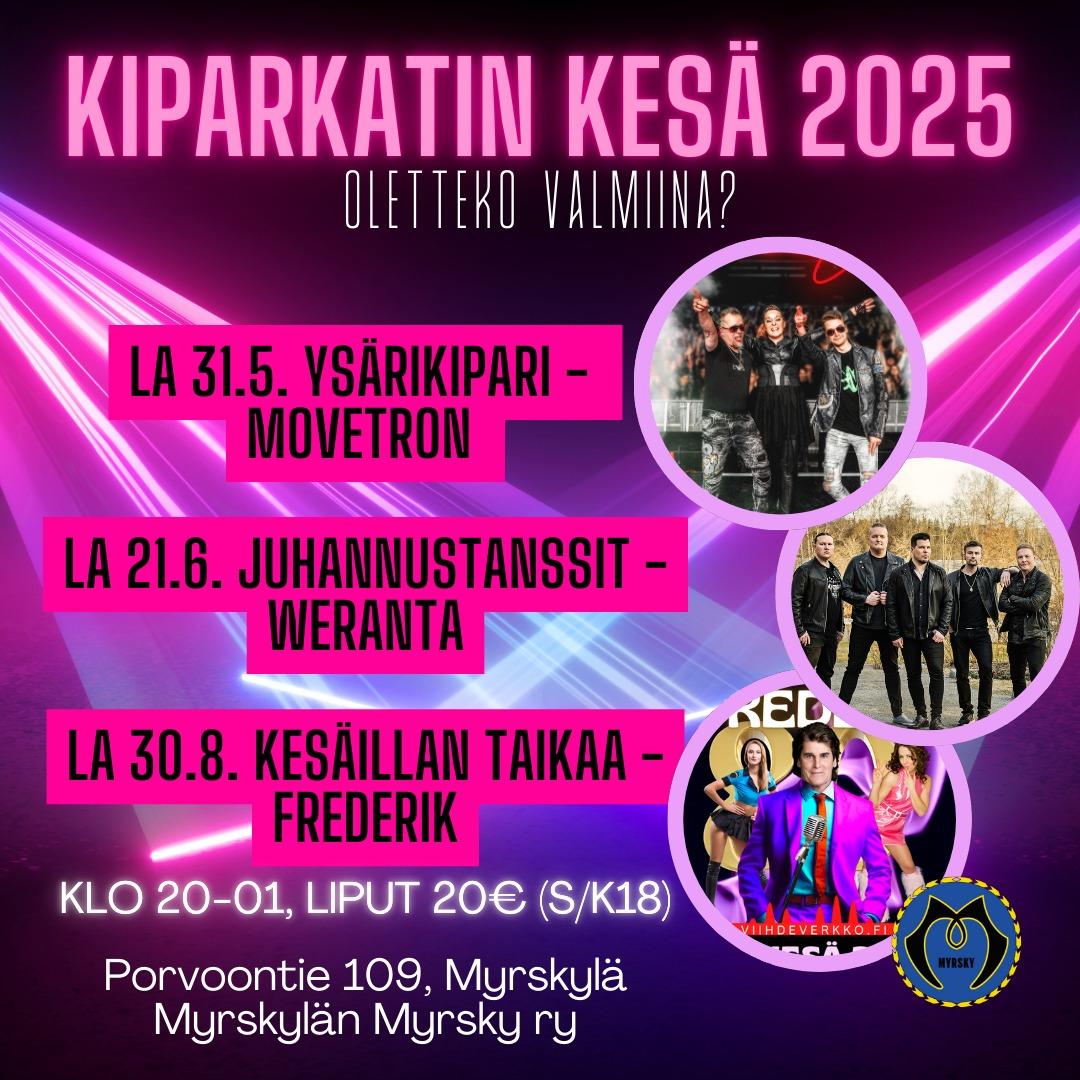 Kiparkatin kesä 2025